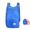 Portable And Foldable Small Backpack; Short-Distance Travel Bag For Men And Women For American Football Spectators - Sky Blue