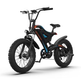 AOSTIRMOTOR Electric Bicycle 500W Motor 26" Fat Tire With 48V/15Ah Li-Battery S18-MINI New style - as picture