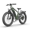 AOSTIRMOTOR New Pattern King 26" 1000W Electric Bike 26in Fat Tire 52V15AH Removable Lithium Battery for Adults KING - as picture