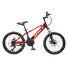 Mountain Bike for Kids; Featuring 20-Inch Aluminuml Steel Frame and 21-Speed with 20-Inch Wheels (Red) - as Pic