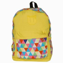 Blancho Backpack [The Mass] Camping Backpack/ Outdoor Daypack/ School Backpack - BP-SCL032-YELLOW