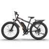 AOSTIRMOTOR S07-B 26&quot; 750W Electric Bike Fat Tire P7 48V 13AH Removable Lithium Battery for Adults with Detachable Rear Rack Fender(Black) - as P