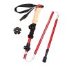 Camping & Hiking Adjustable Anti-Shock Hiking Walking Climbing Sticks - Red - Trekking Poles