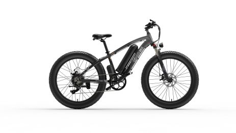 US Stock shipping 26 inch Fat Tire Electric Mountain Bike 1000w Motor GOGOBEST 48V 13ah Battery 7 Speed Off Road Electric Bike - black