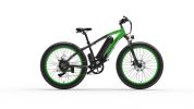 US Stock shipping 26 inch Fat Tire Electric Mountain Bike 1000w Motor GOGOBEST 48V 13ah Battery 7 Speed Off Road Electric Bike - green