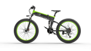 New Designer Bezior X1500 Full Suspension 1500W Motor 48V Electric Bike 26inch Wheel Foldable Dirt Ebike For Adult - black