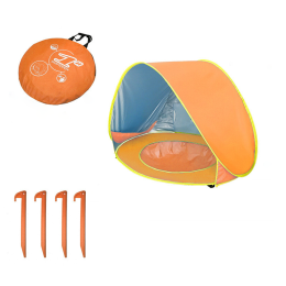 New Stylish Kids Beach Holiday Shade Splash Tent - Orange - Car Tent