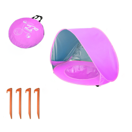 New Stylish Kids Beach Holiday Shade Splash Tent - Pink - Car Tent