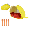 New Stylish Kids Beach Holiday Shade Splash Tent - Shark Yellow - Car Tent