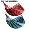 75"x59" Garden Camping Hammock Swing Bed 450lbs Capacity w/ Tree Strap Hiking Travel - Blue - 79" x 59" (Double Person)