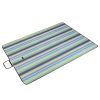 60" x 78" Waterproof Picnic Blanket Handy Mat with Strap Foldable Camping Rug - BlueStripe