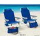 2-Pack Chair with Cooler Bag Blue - Blue - aluminum, steel, polyester