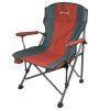 Portable Folding Chair Outdoor Picnic Patio Camping Fishing Chair w/ Cup Holder - Orange