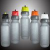 1Pc 650Ml Mountain Bicycle Cycling Water Drink Bottle Outdoor Sport Plastic Portable Kettle Water Bottle Drinkware - White