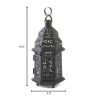 Backyard Garden Lawn Gallery Of Light Metal Mini Hanging Candle Lanterns - Black - Candle Lanterns