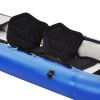 Inflatable Kayak Set with Paddle & Air Pump; Portable Recreational Touring Kayak Foldable Fishing Touring Kayaks; Tandem 2 Person Kayak - as picture