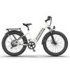 AOSTIRMOTOR New Pattern 26" 1000W Electric Bike Fat Tire 52V15AH Removable Lithium Battery for Adults(white) - as picture