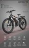 AOSTIRMOTOR S07-B 26&quot; 750W Electric Bike Fat Tire P7 48V 13AH Removable Lithium Battery for Adults with Detachable Rear Rack Fender(Black) - as P