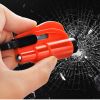 Car hammer car with multifunctional lifesaving hammer emergency escape hammer car glass broken window in one second - Black