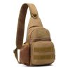 Military Tactical Shoulder Bag; Trekking Chest Sling Bag; Nylon Backpack For Hiking Outdoor Hunting Camping Fishing - Army Green - Nylon