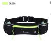 Adjustable Running Belt Fanny Pack With 2 Water Bottle Holder For Men And Women For Fitness Jogging Hiking Travel - Orange