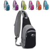 Multifunctional Single Shoulder Backpack For Outdoor Activities - Purple