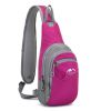 Multifunctional Single Shoulder Backpack For Outdoor Activities - Black+Sky Blue