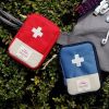 Outdoor Camping Home Survival Portable First Aid Kit Bag Case Pill Tablet Pouch - Sapphire Blue