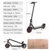 36V 350W Foldable Electric Scooter Adult; Max 16Mph; Large Capacity Battery 16 Mile Range Foldable Off Road Sports Scooter; Dual Disc Brakes. - As pic