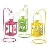 Backyard Garden Lawn Gallery Of Light Metal Mini Hanging Candle Lanterns - Mult- Colors - Candle Lanterns