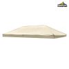 10X20ft EZ Pop Up Canopy Replacement Top/Beige - As Picture