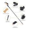 Camping & Hiking Adjustable Anti-Shock Hiking Walking Climbing Sticks - Blue - Trekking Poles