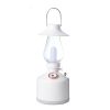 1pc Wireless Air Humidifier Camping Table Lamp Aromatherapy Diffuser With LED Night Light USB Chargeable Retro Kerosene Lamp Mist Maker For Home - Gre