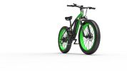 US Stock shipping 26 inch Fat Tire Electric Mountain Bike 1000w Motor GOGOBEST 48V 13ah Battery 7 Speed Off Road Electric Bike - green