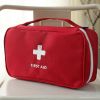 First Aid Bag Emergency Home Outdoor Treatment Rescue Pouch - Red