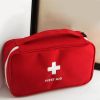 First Aid Bag Emergency Home Outdoor Treatment Rescue Pouch - Red