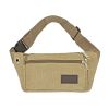 1pc Unisex Multifunctional Canvas Waist Bag Fanny Pack For Outdoor Activities - Black*4