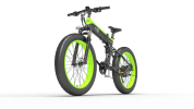 New Designer Bezior X1500 Full Suspension 1500W Motor 48V Electric Bike 26inch Wheel Foldable Dirt Ebike For Adult - black