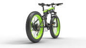 New Designer Bezior X1500 Full Suspension 1500W Motor 48V Electric Bike 26inch Wheel Foldable Dirt Ebike For Adult - black