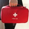 First Aid Bag Emergency Home Outdoor Treatment Rescue Pouch - Red