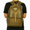 Blancho Backpack [Yesterday Once More] Camping Backpack/ Outdoor Daypack/ School Backpack - BP-SL005-KHAKI