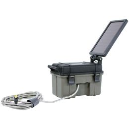 HME HME-12VBBSLR 12-Volt Battery Box with 2-Watt Solar Panel